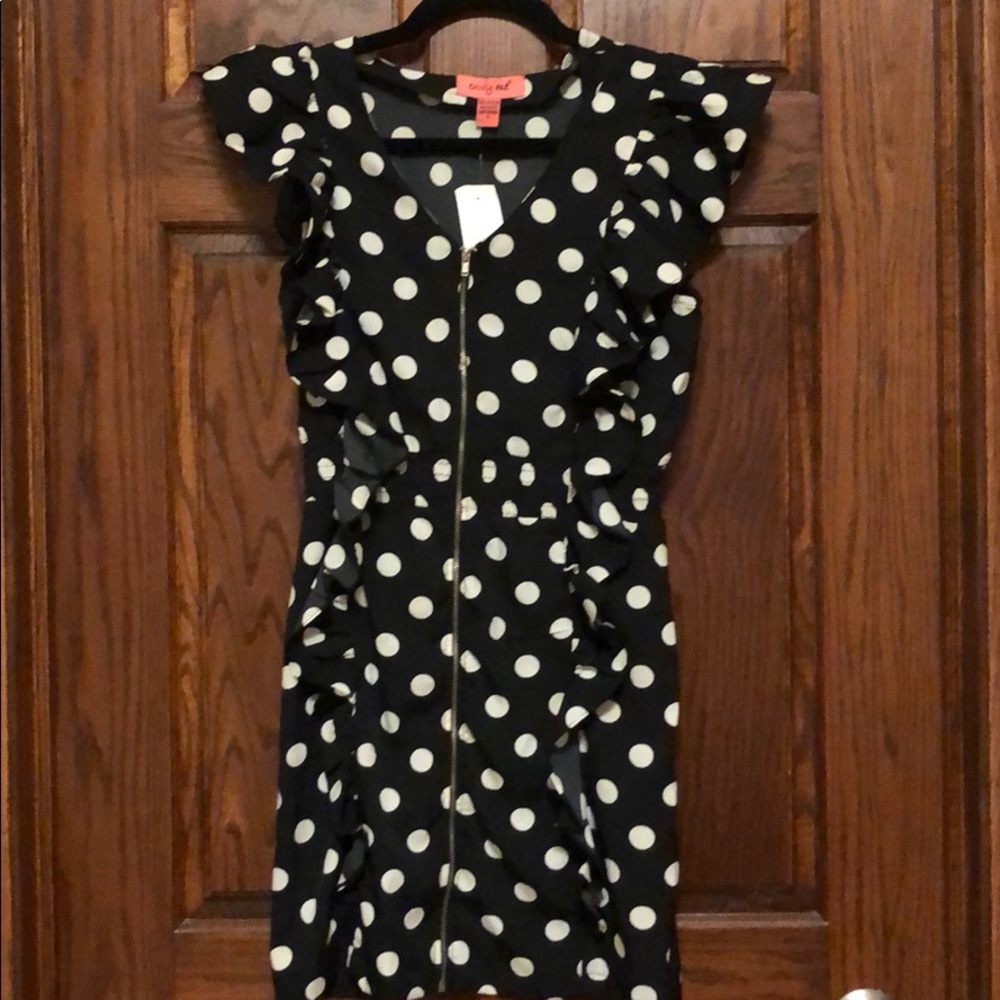 Black and white dress